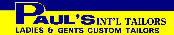 Pauls International Tailor Logo